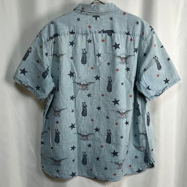 極美品】RRL 星柄 女神 シャンブレーシャツ 半袖 - www.top4all.pl