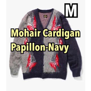 ニードルス(Needles)のNeedles Mohair Cardigan-Papillon-Navy M(カーディガン)