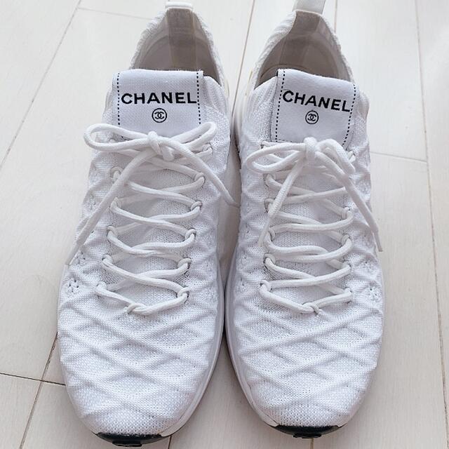 好評 CHANEL - シャネル スニーカー 23cm スニーカー