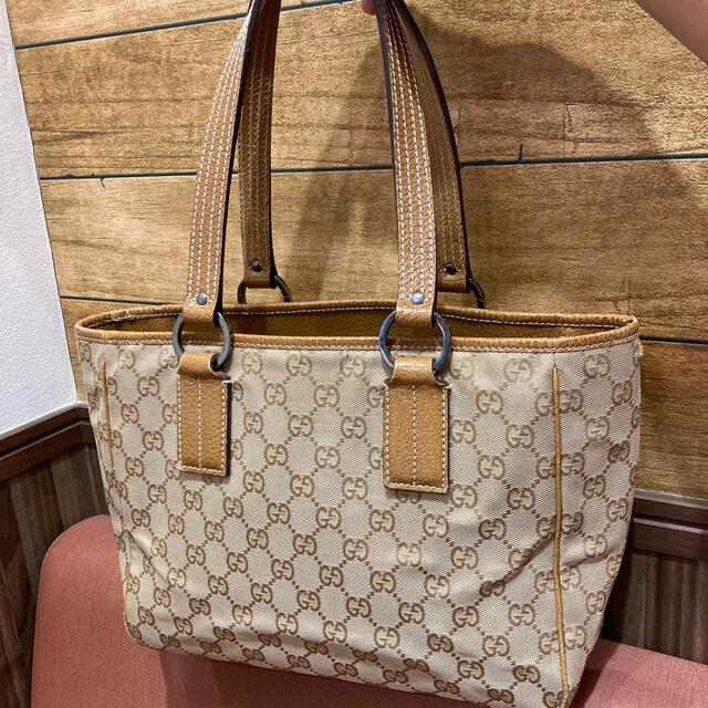 Gucci - GUCCI グッチ GGキャンバス トートバッグ ハンドバッグ
