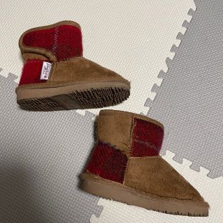 Harris Tweed - 【美品】ハリスツイード ムートンブーツ 14cm