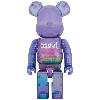 エックスガール(X-girl)のBE@RBRICK X-girl CLEAR PURPLE 1000％(その他)