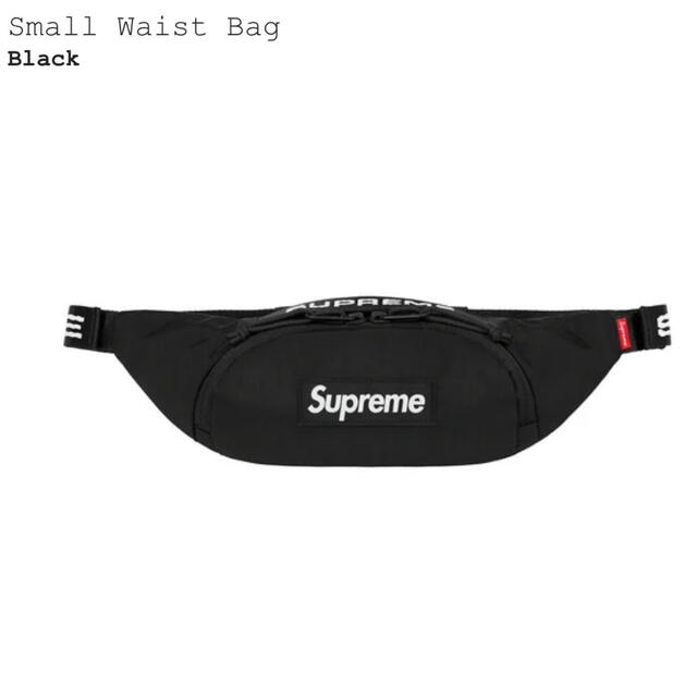 新品！Supreme Small Waist Bag Black