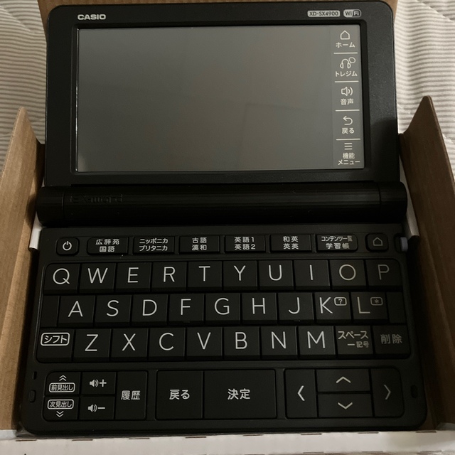 CASIO EX-word 電子辞書 XD-SX4900BK 商品の状態 【メーカー再生品