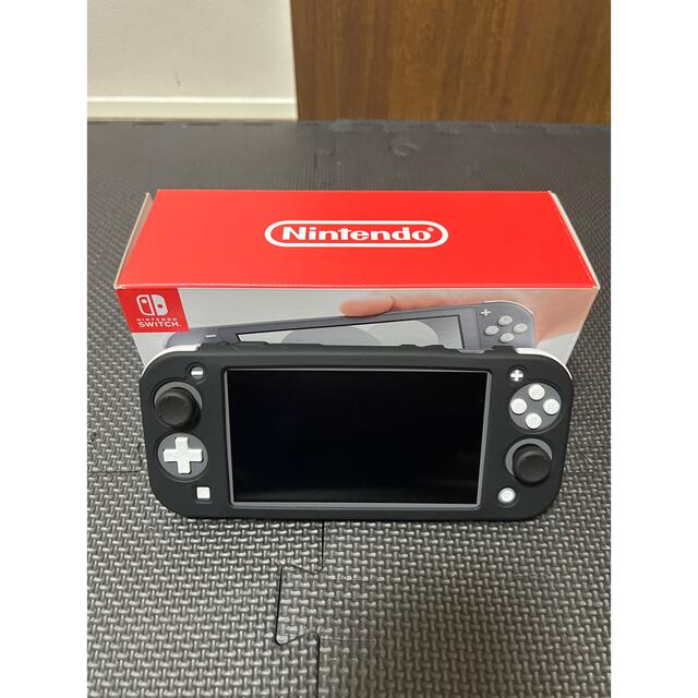 ニンテンドースイッチ ライト グレー 美品 専用ケース付き - 家庭用