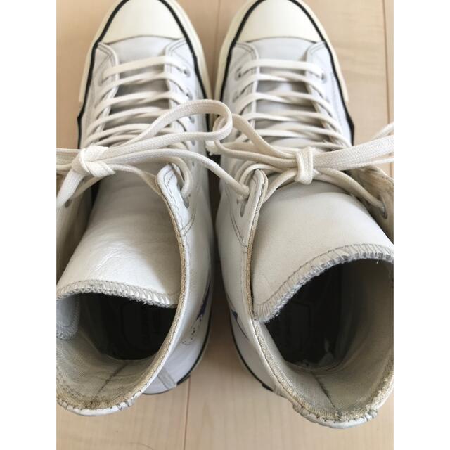 CONVERSE - CONVERSE ADDICT コンバース アディクト レザー ホワイト ...