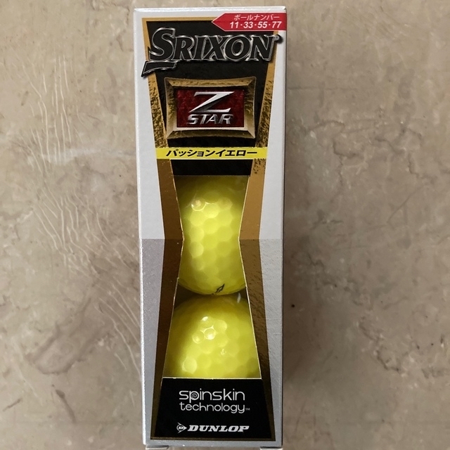 Srixon(スリクソン)のスリクソン　Z-STAR  ゴルフボール　イエロー スポーツ/アウトドアのゴルフ(その他)の商品写真