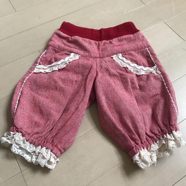 SUPER BOO HOMES(スーパーブーホームズ)のブーホームズ　うさぎパンツ　120 キッズ/ベビー/マタニティのキッズ服女の子用(90cm~)(パンツ/スパッツ)の商品写真