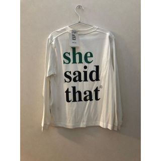 ニコアンド(niko and...)のshe said that ×niko and ロンT 新品タグ付(Tシャツ(長袖/七分))