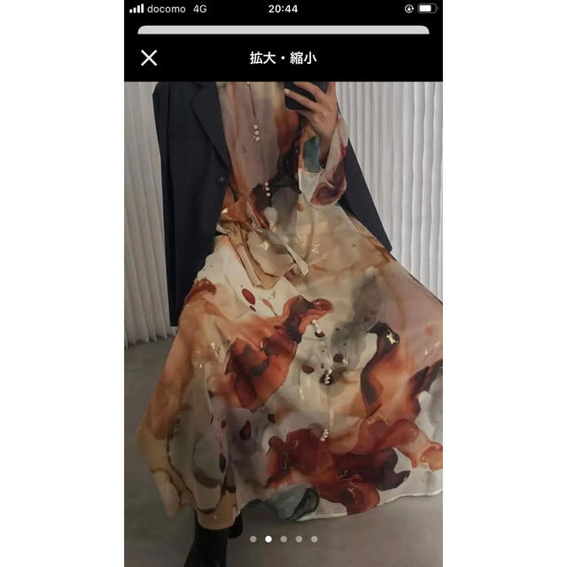 【AMERI】UNDRESSED AMELIA INK ART DRESS 5