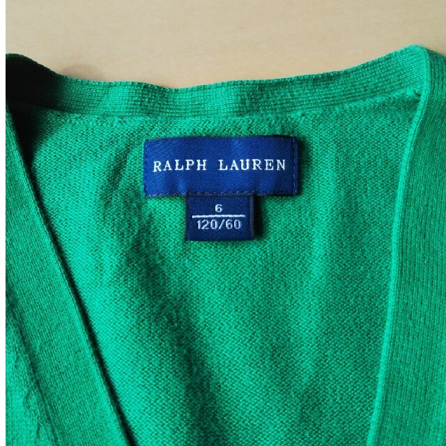 Ralph Lauren(ラルフローレン)のラルフローレン 120cm カーディガン キッズ/ベビー/マタニティのキッズ服女の子用(90cm~)(カーディガン)の商品写真