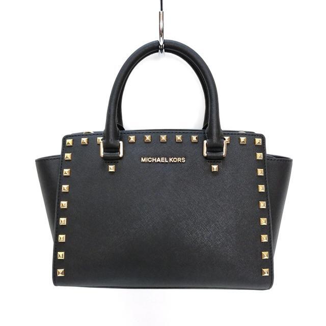 品多く Michael Kors - マイケルコース ハンドバッグ - 黒 レザー ハンドバッグ - www.proviasnac.gob.pe