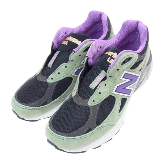 New Balance(ニューバランス)のNEW BALANCE ニューバランス M990TC3 USA製 スエード ローカット スニーカー マルチカラー系 25.5【新古品】【未使用】【中古】 メンズの靴/シューズ(スニーカー)の商品写真