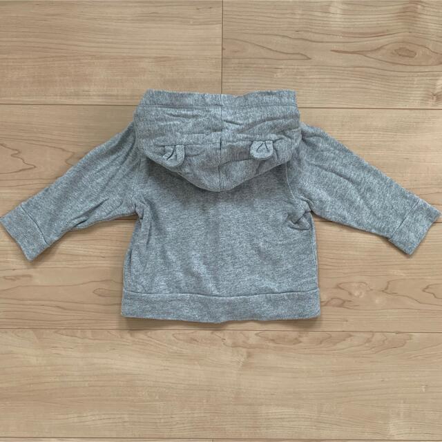 babyGAP(ベビーギャップ)のGAP♡くま耳パーカー キッズ/ベビー/マタニティのベビー服(~85cm)(カーディガン/ボレロ)の商品写真