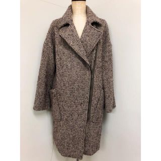 ザラ(ZARA)のZARA ザラ ツイード コート 膝丈 2way(チェスターコート)