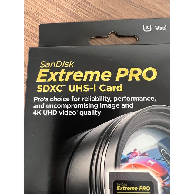 SanDisk(サンディスク)のサンディスク  Sandisk Extreme pro SDカード　128GB スマホ/家電/カメラのカメラ(その他)の商品写真