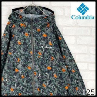 コロンビア(Columbia)の【大人気】Columbia ボタニカル柄 総柄 ライトクレスト ジャケット M(ウエア)