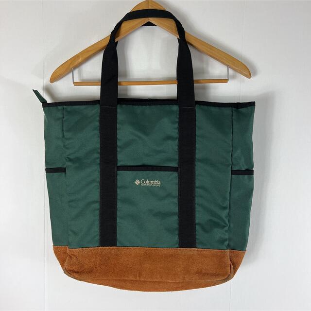 90s Columbia コロンビア ナイロン レザー トートバック