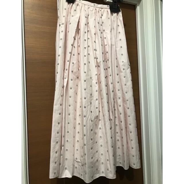 seventen by miho kawahitoドット刺繍フレアスカートピンク seventen by miho kawahitoドット刺繍フレアスカートピンク