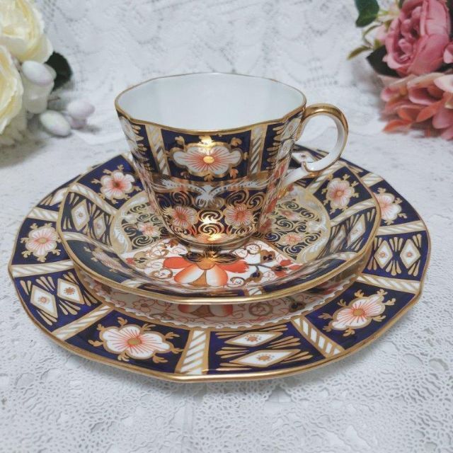 美品】ROYAL CROWN DERBY コーヒーカップ&ソーサー5客セット 最善