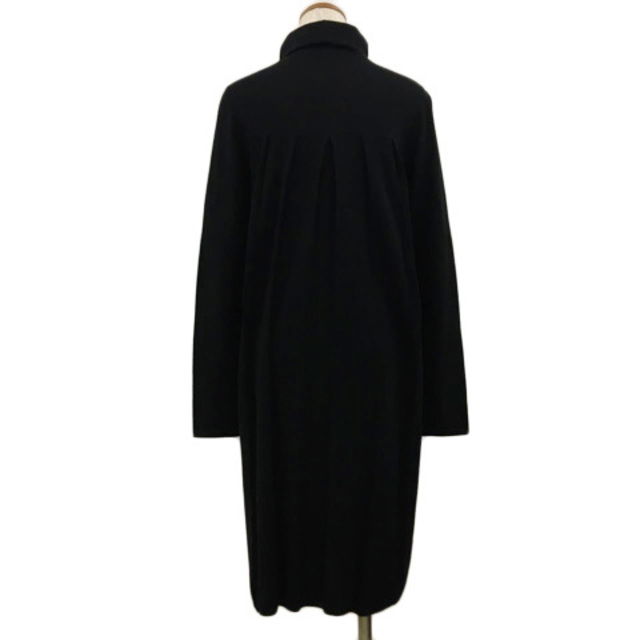BOSCH(ボッシュ)のボッシュ ワンピース ニット プリーツ ミニ ウール 長袖 38 黒 レディースのワンピース(ミニワンピース)の商品写真