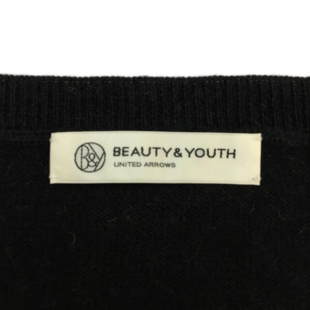 BEAUTY&YOUTH UNITED ARROWS(ビューティアンドユースユナイテッドアローズ)のB&Y ユナイテッドアローズ ビューティー&ユース セーター ニット 長袖 黒 レディースのトップス(ニット/セーター)の商品写真