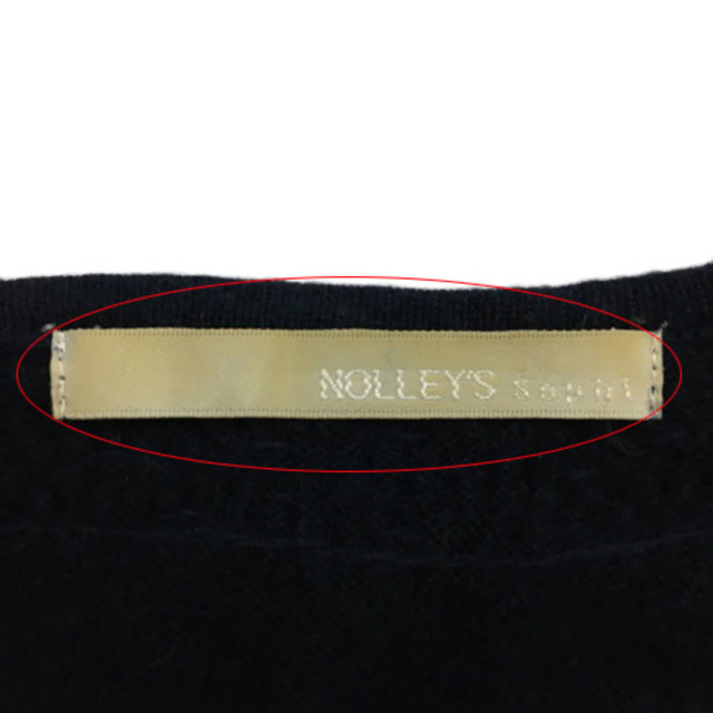 NOLLEY'S(ノーリーズ)のノーリーズ Sophi セーター ニット プルオーバー 長袖 38 紺 レディースのトップス(ニット/セーター)の商品写真