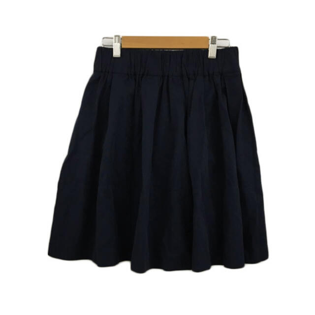 JILLSTUART(ジルスチュアート)のジルスチュアート スカート フレア ミニ 無地 2 紺 ネイビー レディースのスカート(ミニスカート)の商品写真