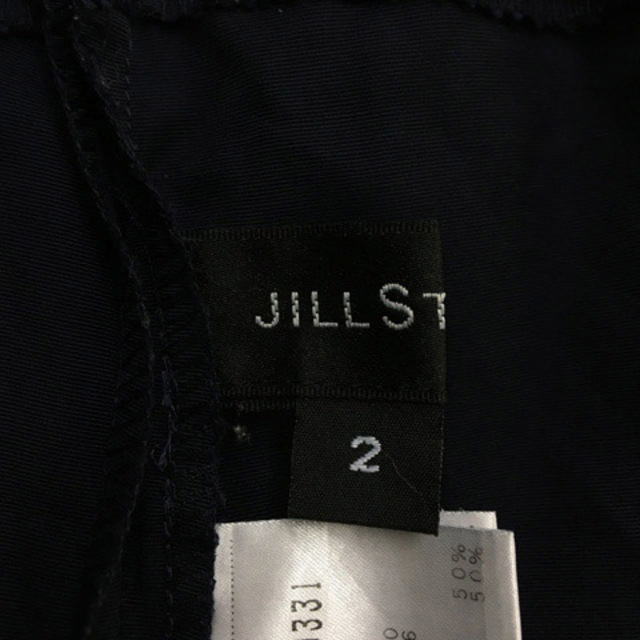JILLSTUART(ジルスチュアート)のジルスチュアート スカート フレア ミニ 無地 2 紺 ネイビー レディースのスカート(ミニスカート)の商品写真