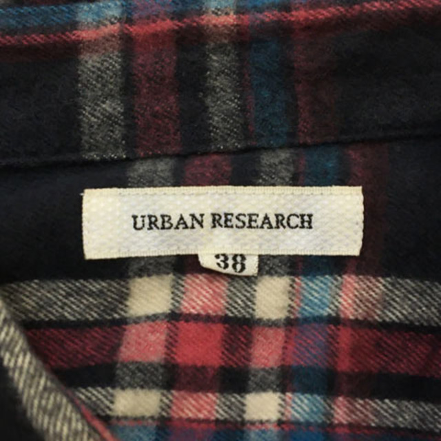 URBAN RESEARCH(アーバンリサーチ)のアーバンリサーチ シャツ ネル チェック 長袖 38 グレー ピンク メンズのトップス(シャツ)の商品写真