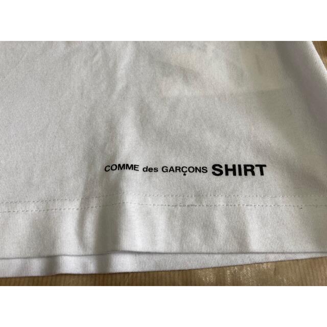 COMME des GARCONS(コムデギャルソン)のコムデギャルソンシャツ ロングTシャツ 白　Lサイズ メンズのトップス(Tシャツ/カットソー(七分/長袖))の商品写真