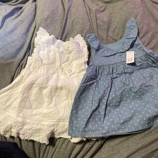 ベビーギャップ(babyGAP)のbabyGAPBABYワンピースギップ赤ちゃん服2着セット(ワンピース)