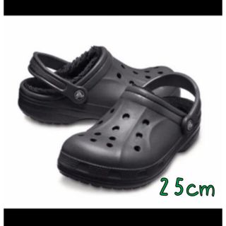 クロックス(crocs)の新品 25㎝ クロックス ウインター クロッグ ブラック ボア付き(サンダル)