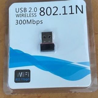 WiFi 無線LAN 子機 USB 超小型設計300Mbps 2.4G(ノートPC)