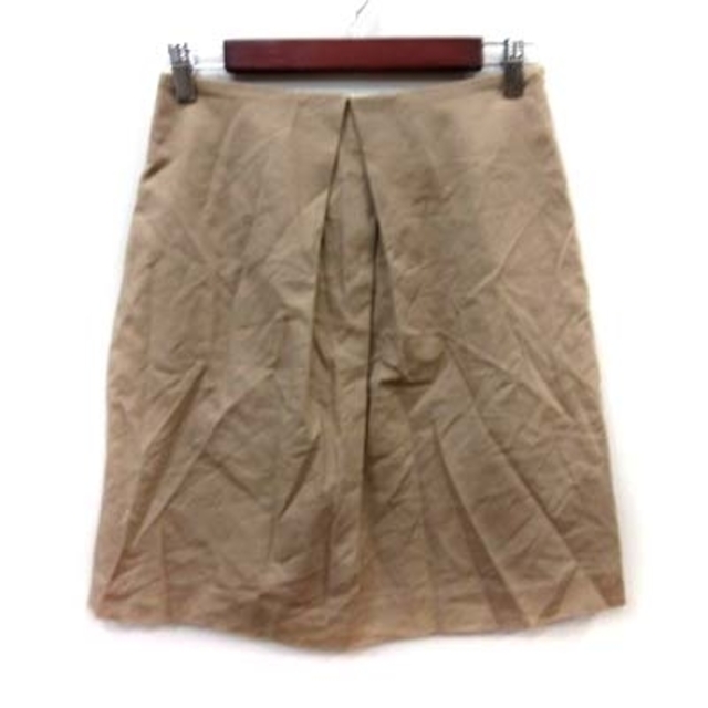 Demi-Luxe BEAMS(デミルクスビームス)のデミルクス ビームス タイトスカート ひざ丈 36 ベージュ /YI レディースのスカート(ひざ丈スカート)の商品写真