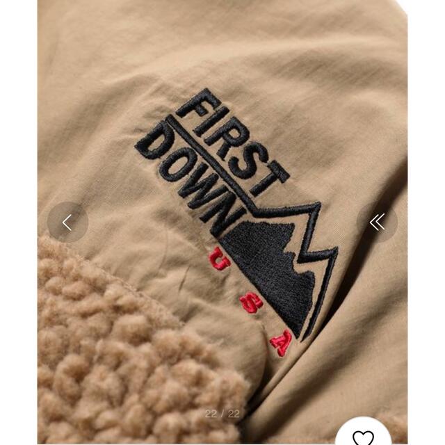 FREAK'S STORE(フリークスストア)のFIRST DOWN FREAK'S STORE別注 ボアフリースコート レディースのジャケット/アウター(ブルゾン)の商品写真