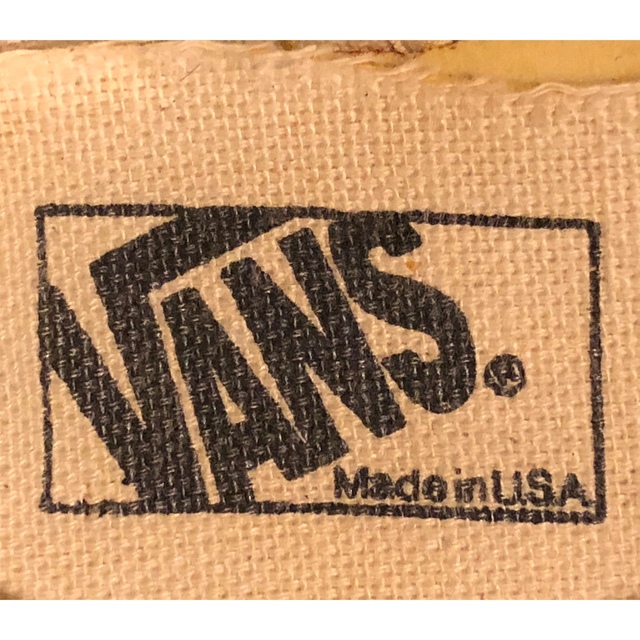 VANS    MADE IN USA  ヴァンズ　ヴィンテージ　スニーカー