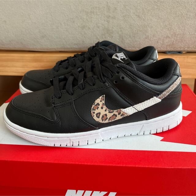 NIKE ナイキ ダンクロー ブラック アニマル レオパード 23㎝ DUNK
