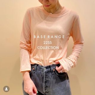 シンゾーン(Shinzone)の22SS  BASERANGE ベースレンジ　バンブーロングスリーブTEE(カットソー(長袖/七分))