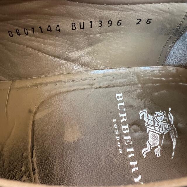 BURBERRY(バーバリー)のBurberry 革靴 タッセルローファー 黒 26 メンズの靴/シューズ(スリッポン/モカシン)の商品写真
