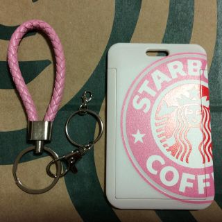 スターバックスコーヒー(Starbucks Coffee)のスターバックス ストラップ＆カードケース(キーホルダー/ストラップ)