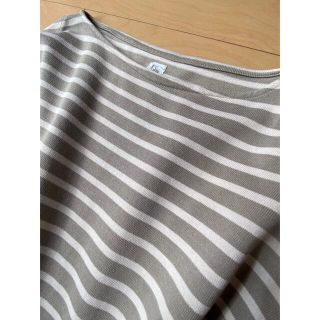 ジャーナルスタンダード(JOURNAL STANDARD)のKaptain sunshine グレーボーダー トップス(Tシャツ/カットソー(七分/長袖))