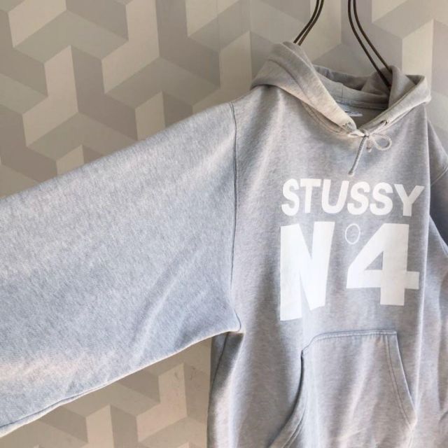 【Old Stussy】L相当 肉厚 スウェットパーカー オールドステューシー 7