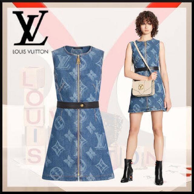 正規品 LOUIS VUITTON - お値下げしました☆ルイヴィトン デニムワンピ ...