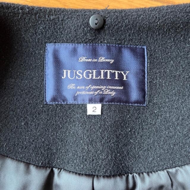 JUSGLITTY(ジャスグリッティー)のJUSGLITTY★ショートコート レディースのジャケット/アウター(ノーカラージャケット)の商品写真