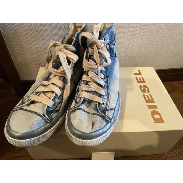 diesel デニムスニーカー