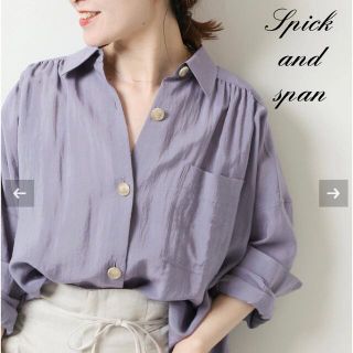 スピックアンドスパン(Spick & Span)の★専用★    YURIE A.× Spick & Spanシアールーズシャツ(シャツ/ブラウス(長袖/七分))