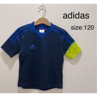 アディダス(adidas)のアディダス adidas Tシャツ 半袖 キッズ ネイビー スポーツ 120(Tシャツ/カットソー)