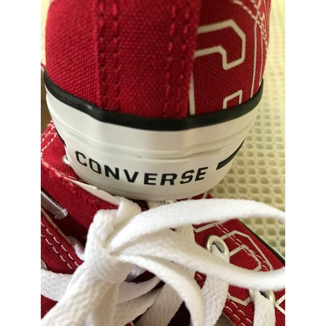 CONVERSE(コンバース)のレア　シルバーロゴ　赤コンバーススニーカー レディースの靴/シューズ(スニーカー)の商品写真