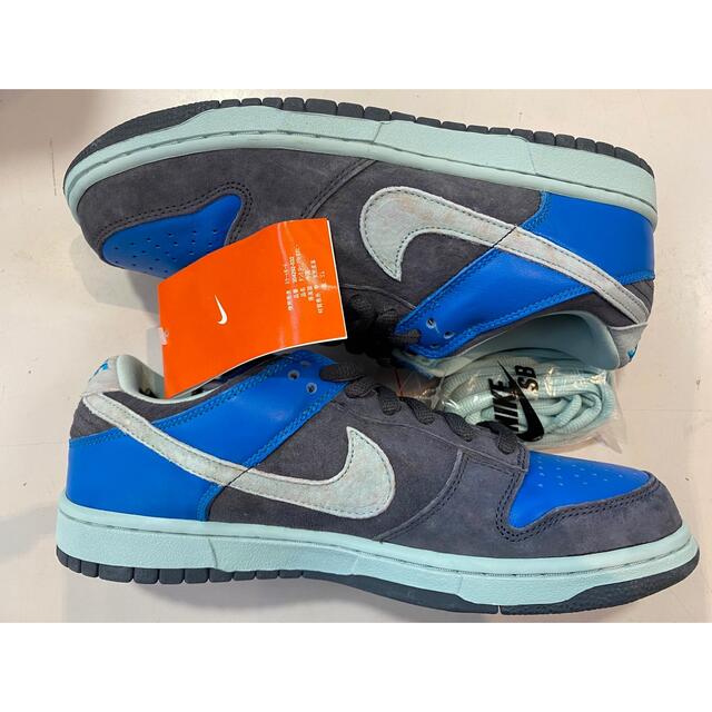 靴/シューズ2006 NIKE DUNK LOW PRO SB AQUA CHALK US9